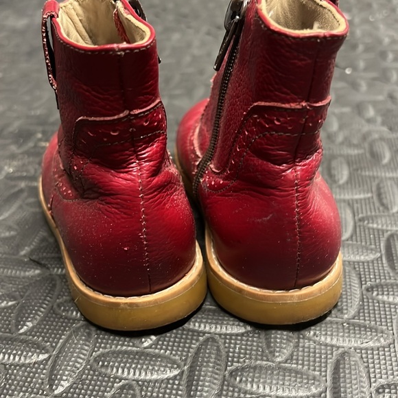 Elephantito Leather Booties - Toddler Girl 9US - VGUC - Picture 4 of 7